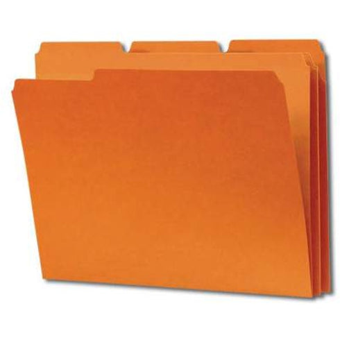 **Orange File Folders 12543